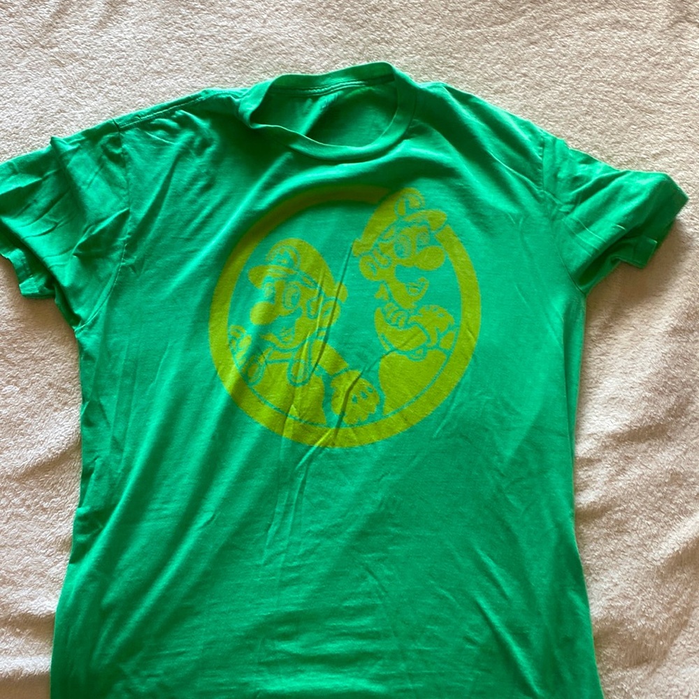 Mario and Luigi t shirt